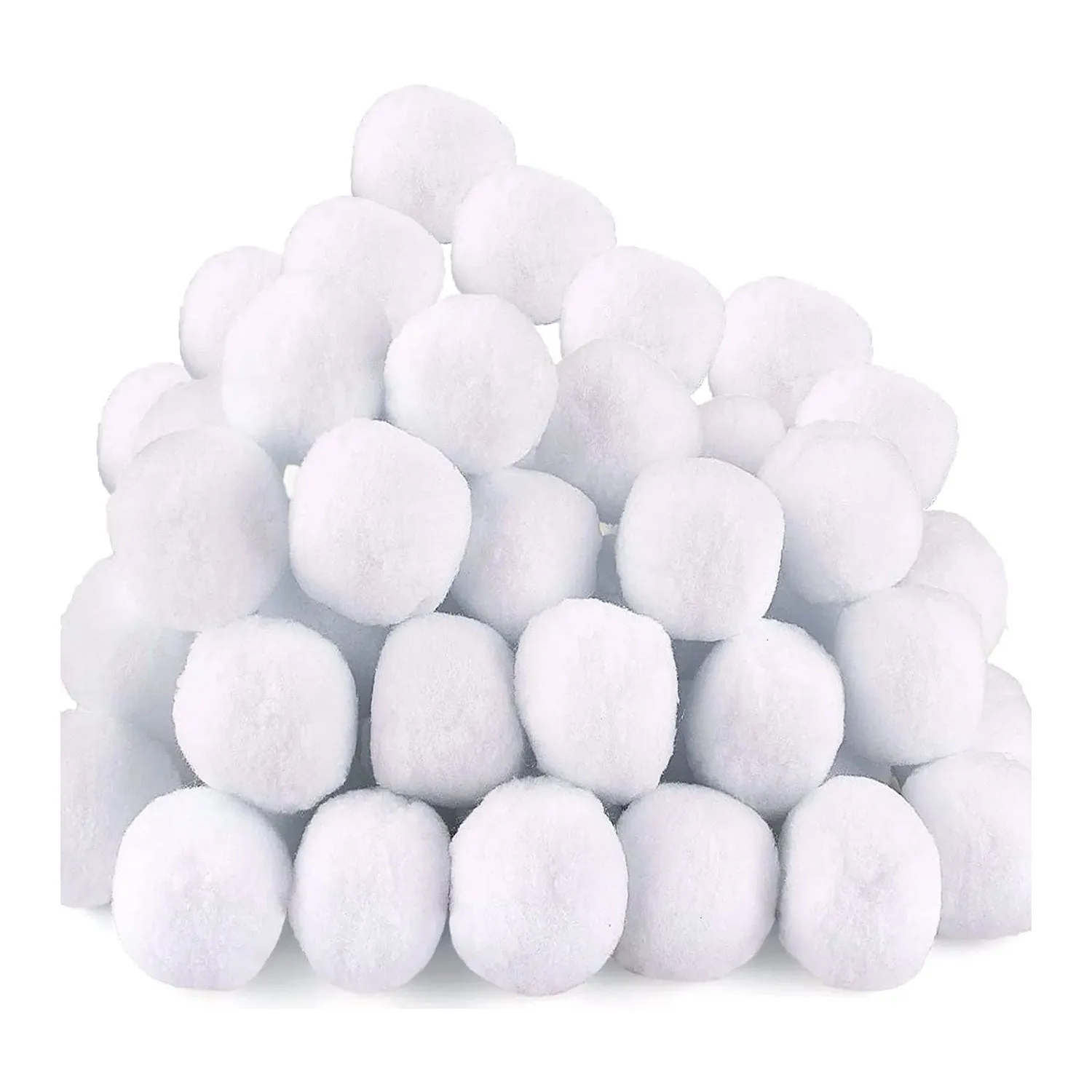 Poppy Crafts Fluffy Cotton Snowballs 50 Pack