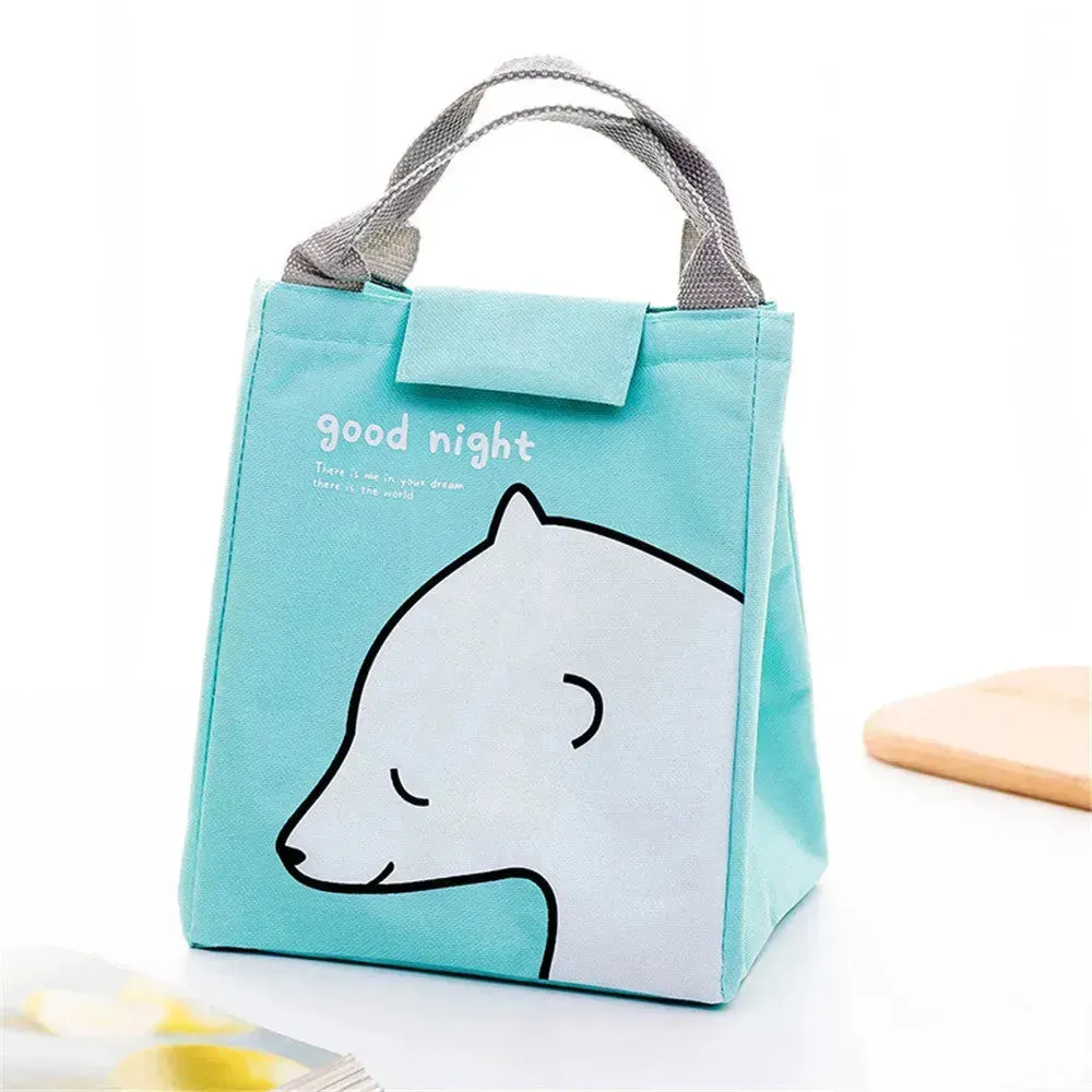 Portable Oxford Cloth Insulated lunch bag