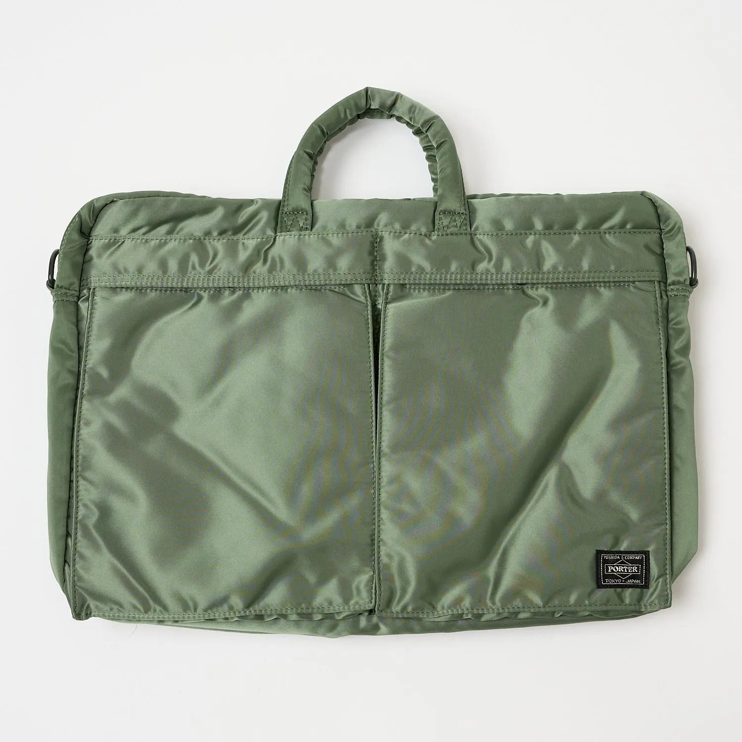 Porter-Yoshida & Co. Tanker 2-Way Briefcase - Sage Green