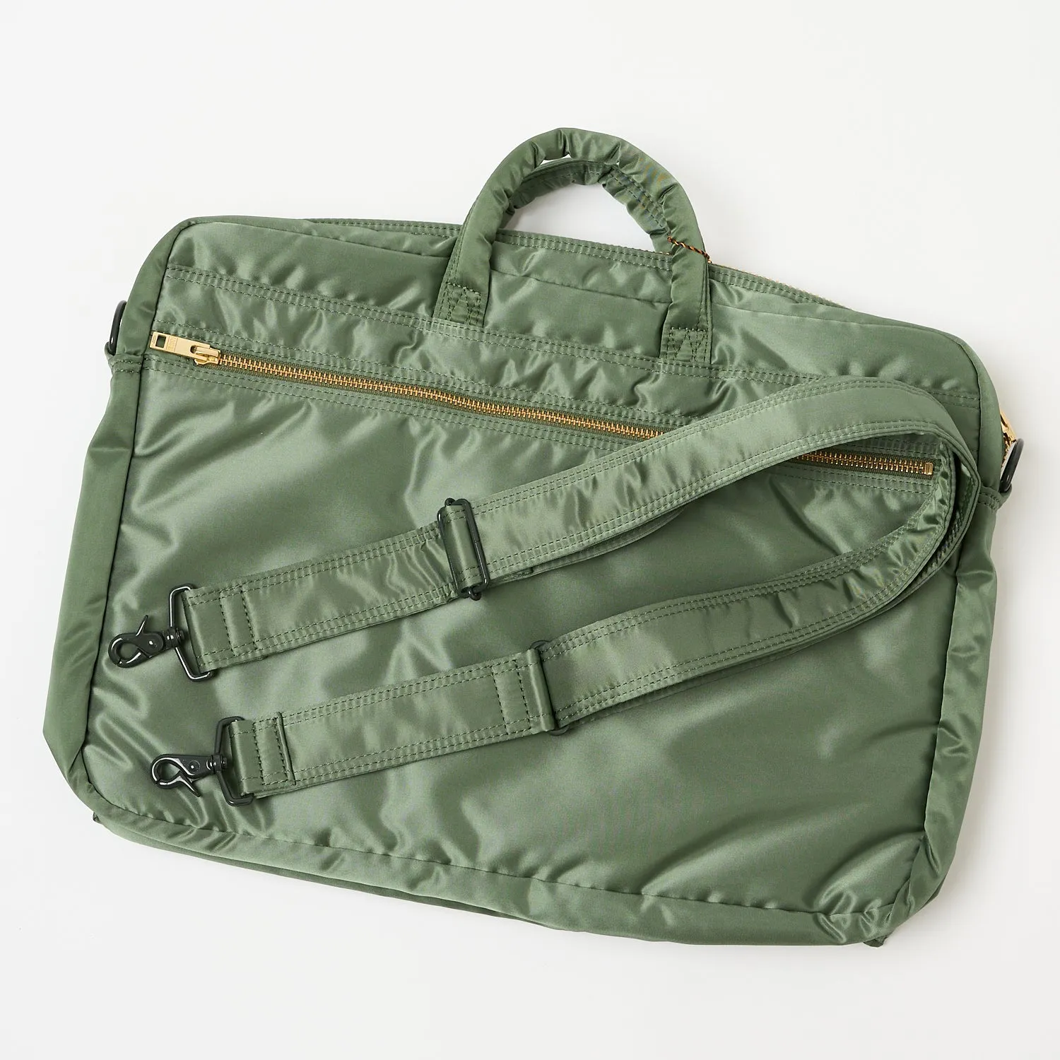 Porter-Yoshida & Co. Tanker 2-Way Briefcase - Sage Green