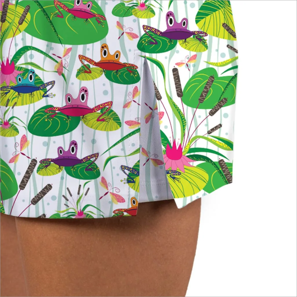 PRINCE CHARMING FROG PRINT SKORT