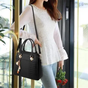 PU Leather Top-Handle, Crossbody, Shoulder Bag