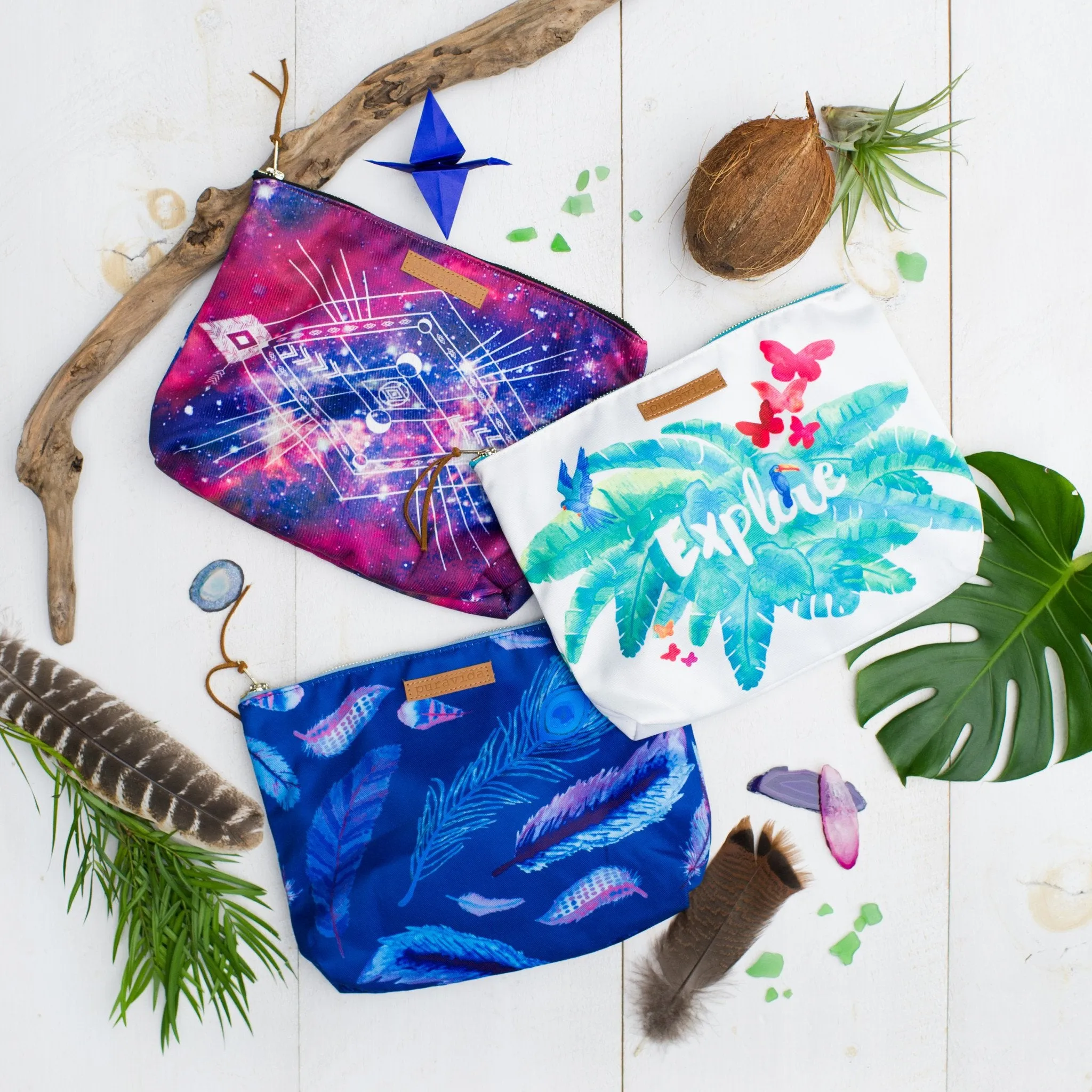 Pura Vida Galaxy Clutch