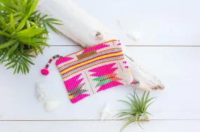 Pura Vida Neon Indian Pouch