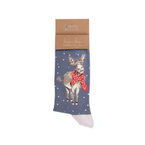 "All Wrapped Up" - Men's Wrendale Christmas Socks