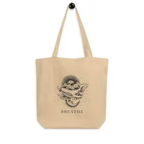 "Breathe" Mystic Whale Tote Bag