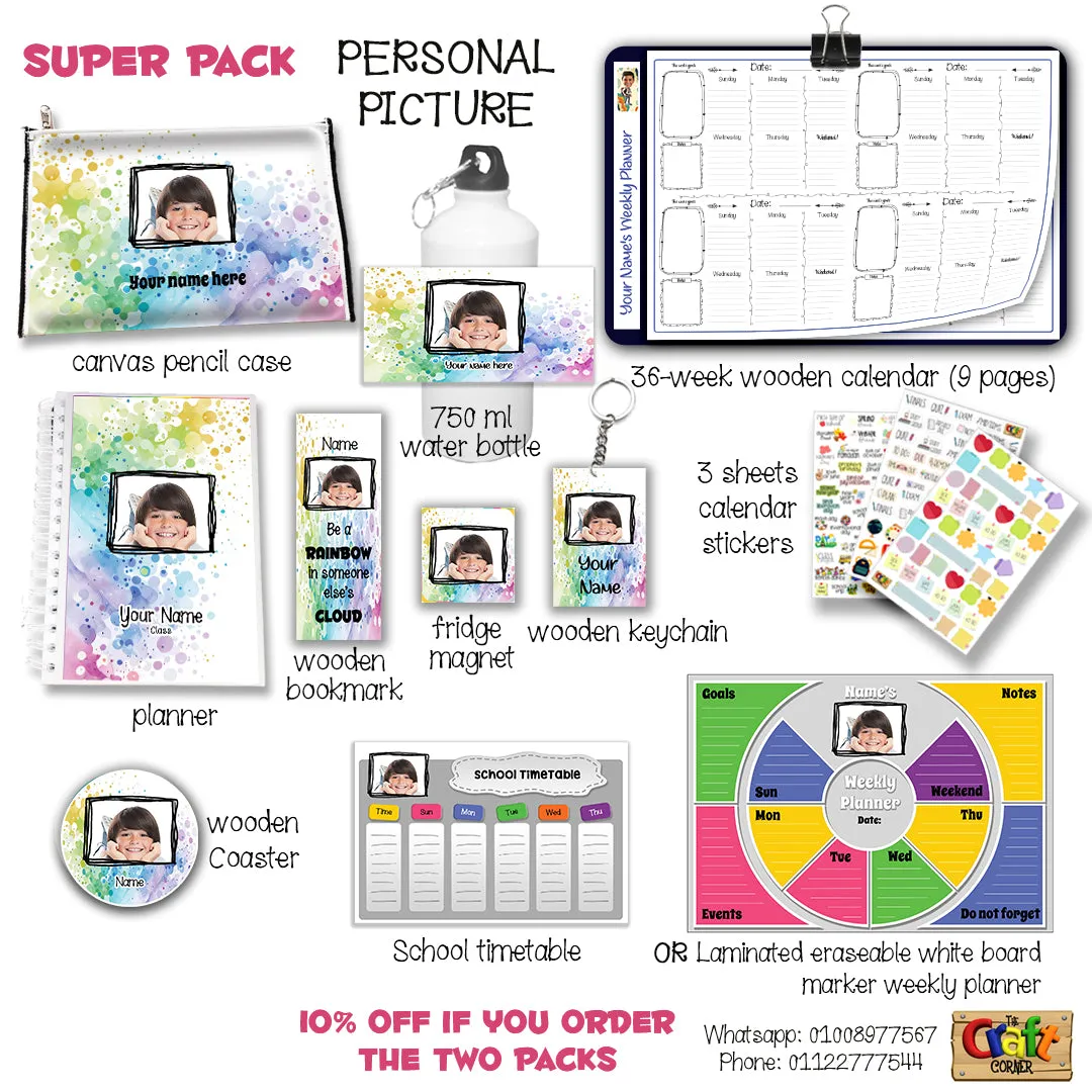 ""Personal Picture" School labels packs