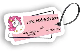 ""Unicorn" School labels packs