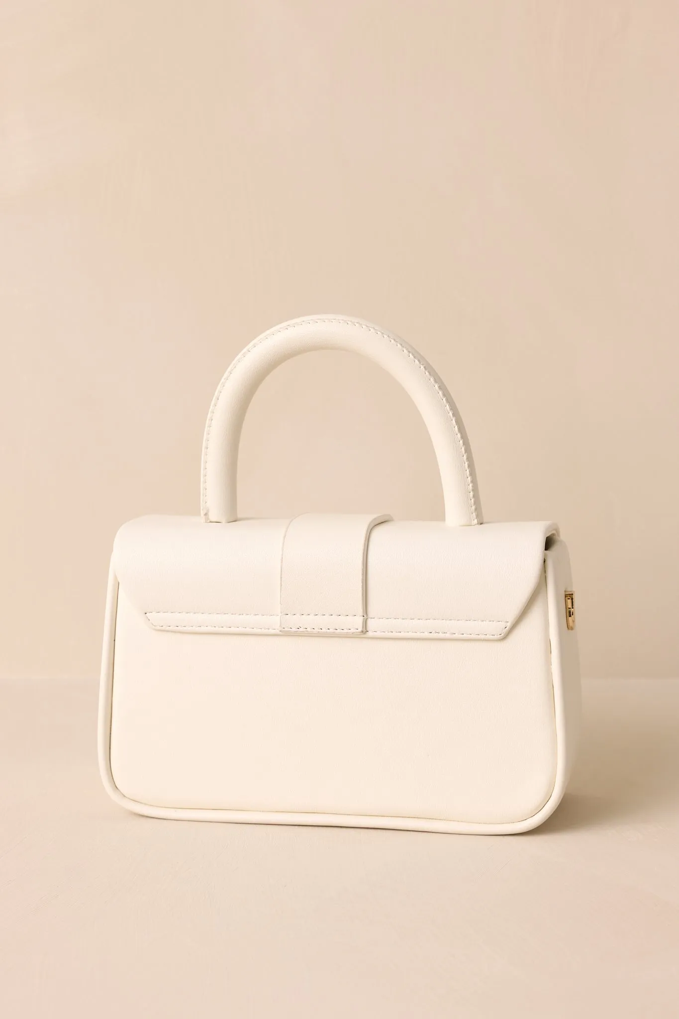 Regal Repose White Handbag