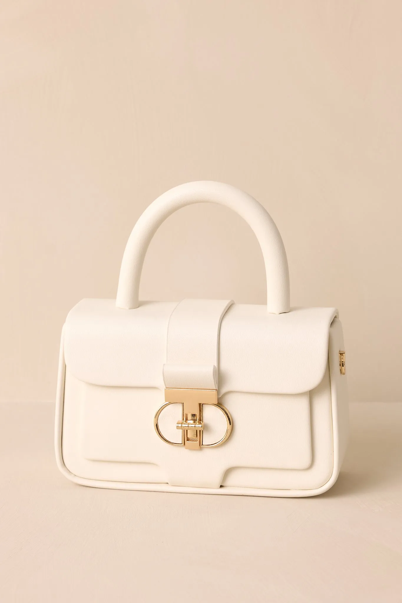 Regal Repose White Handbag