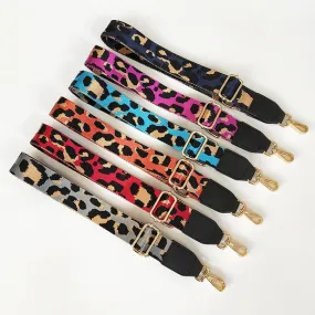 Replacement Purse Straps Crossbody, Wide Leather Leopard Purse Strap