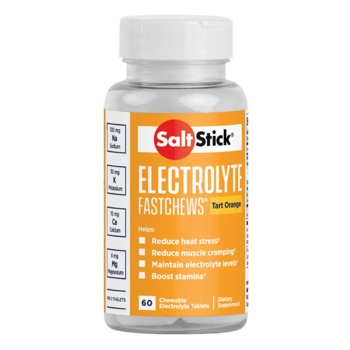 SaltStick - Electrolyte FastChews - Tart Orange