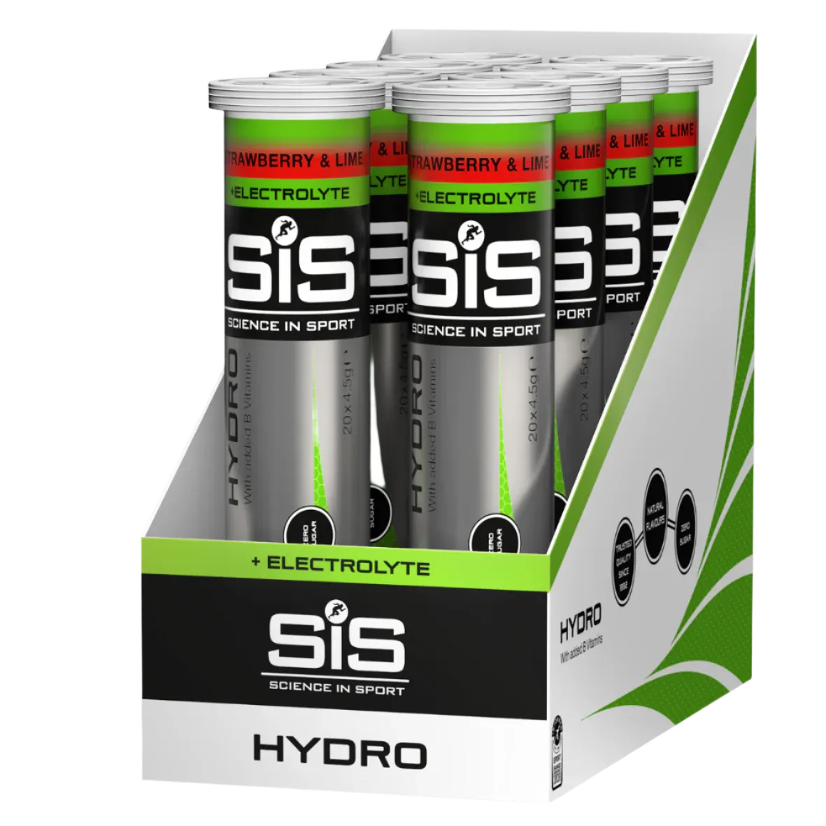 Science In Sport (SIS) - Go Hydro Tablets - Strawberry & Lime