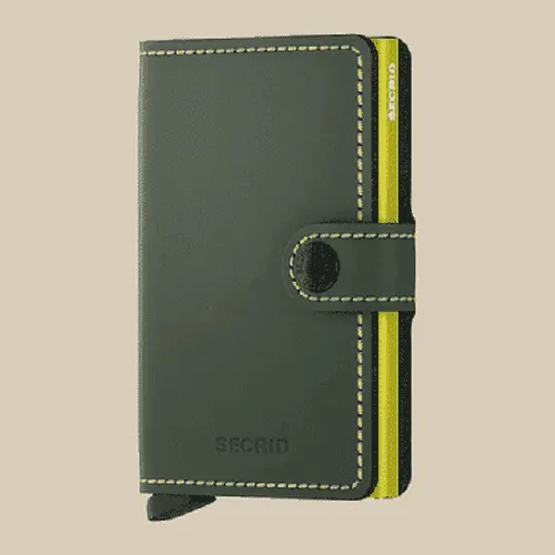 Secrid Miniwallet Matt Green & Lime