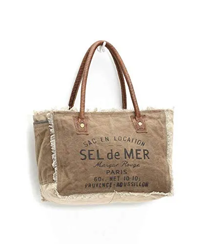 Sel De Mer Upcycled Canvas Myra Bag