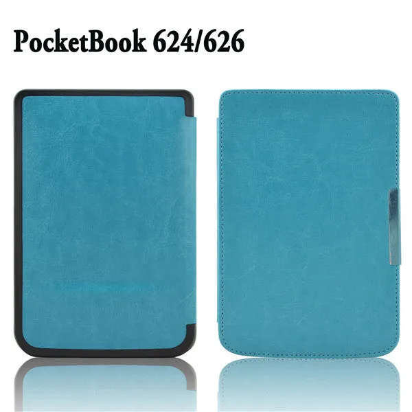 Silk printing book cover case for Pocketbook basic touch lux 2 614/624/626 pocketbook 626 plus ereader