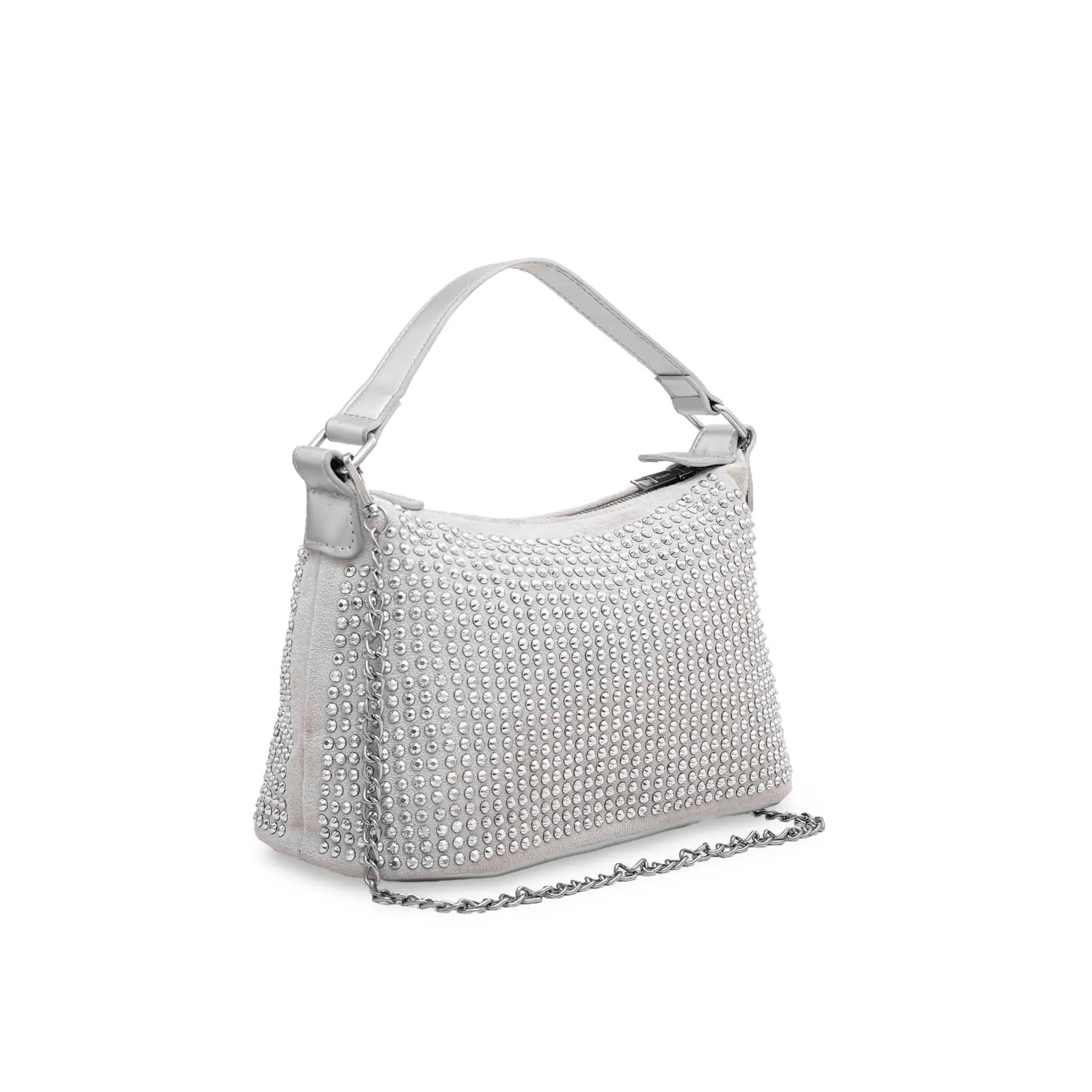 Silver Formal Shoulder Bag P36114