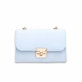 Sky Blue Casual Shoulder Bag P55481