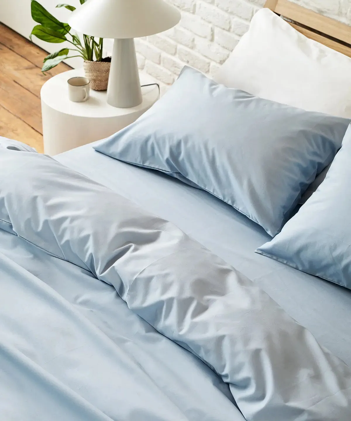 Sky Tencel Cotton Pillowcase