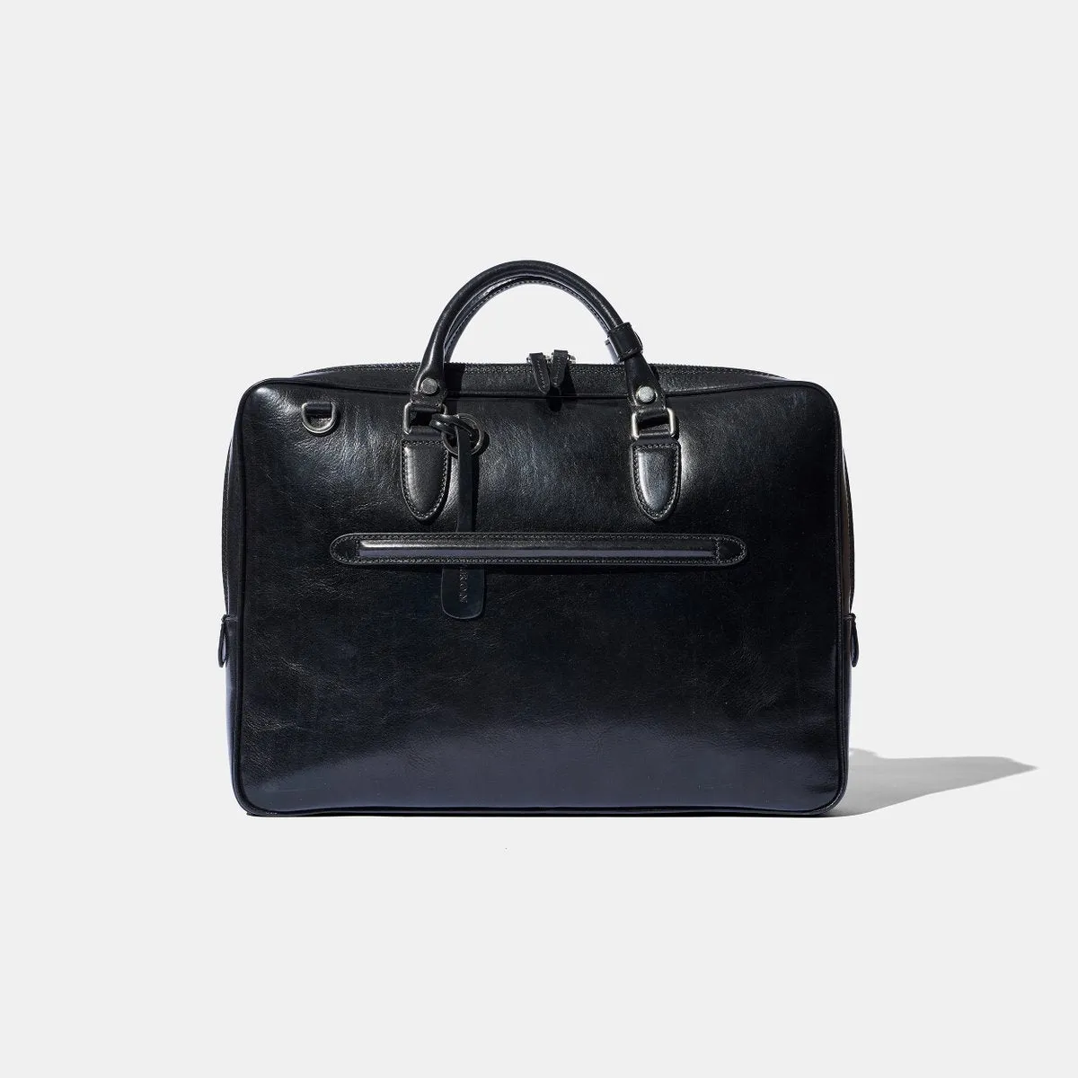 Slim Briefcase BLACK LEATHER