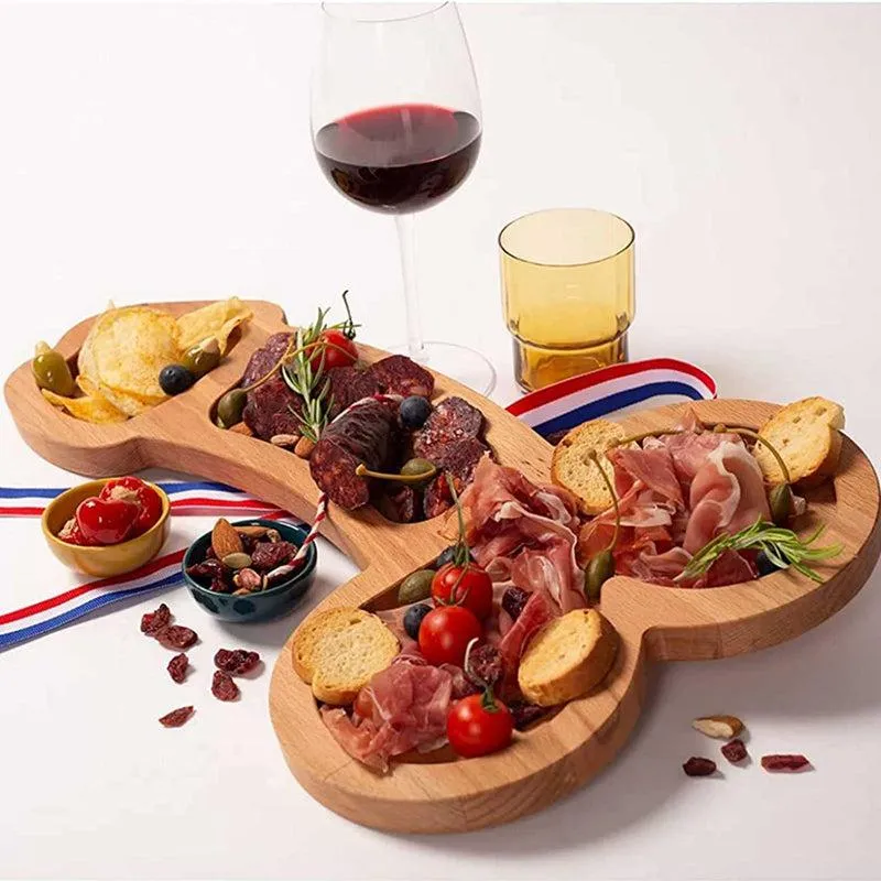 Solid wooden aperitif tray - perfect for gatherings