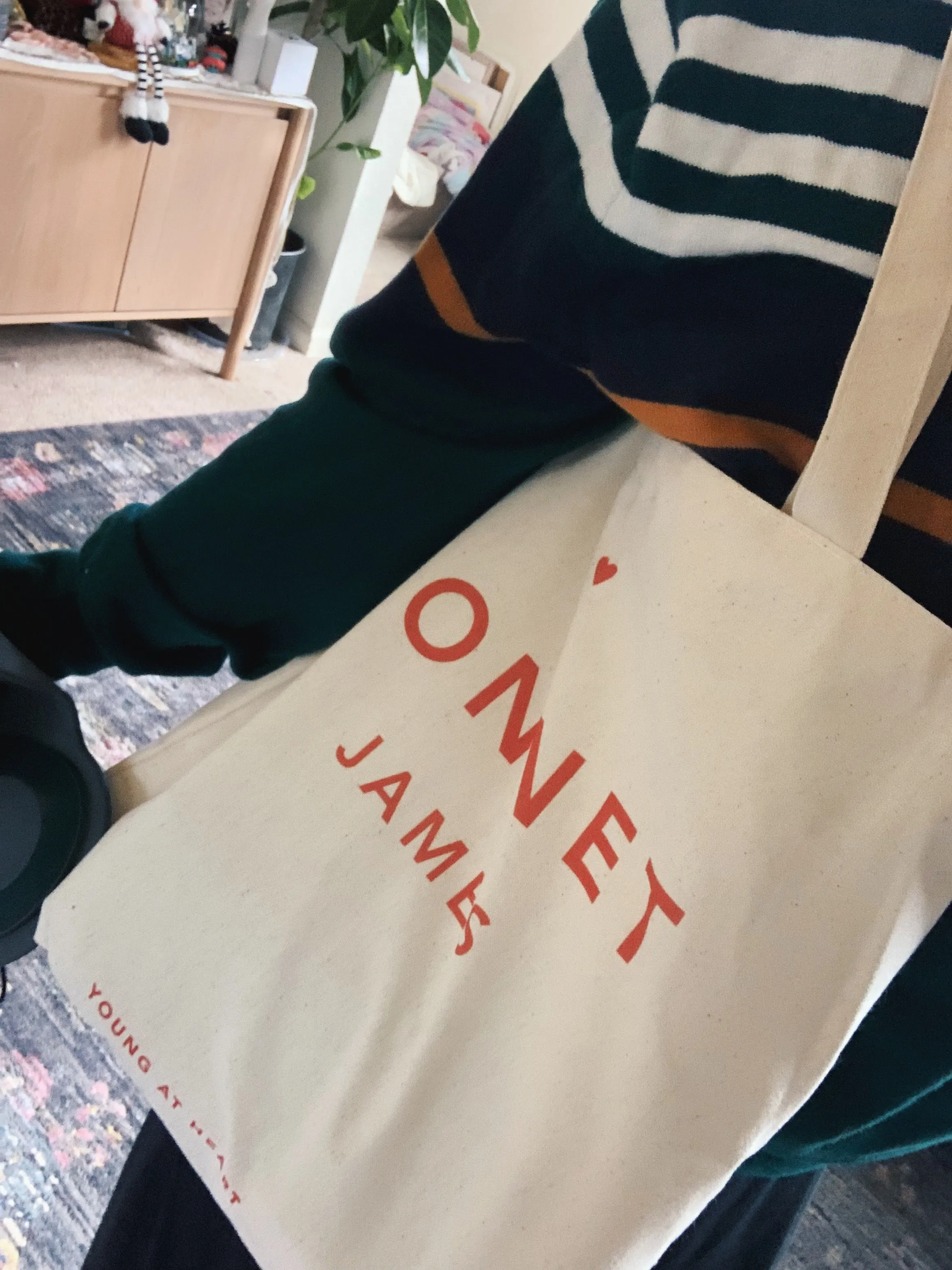 Sonnet James Tote Bag