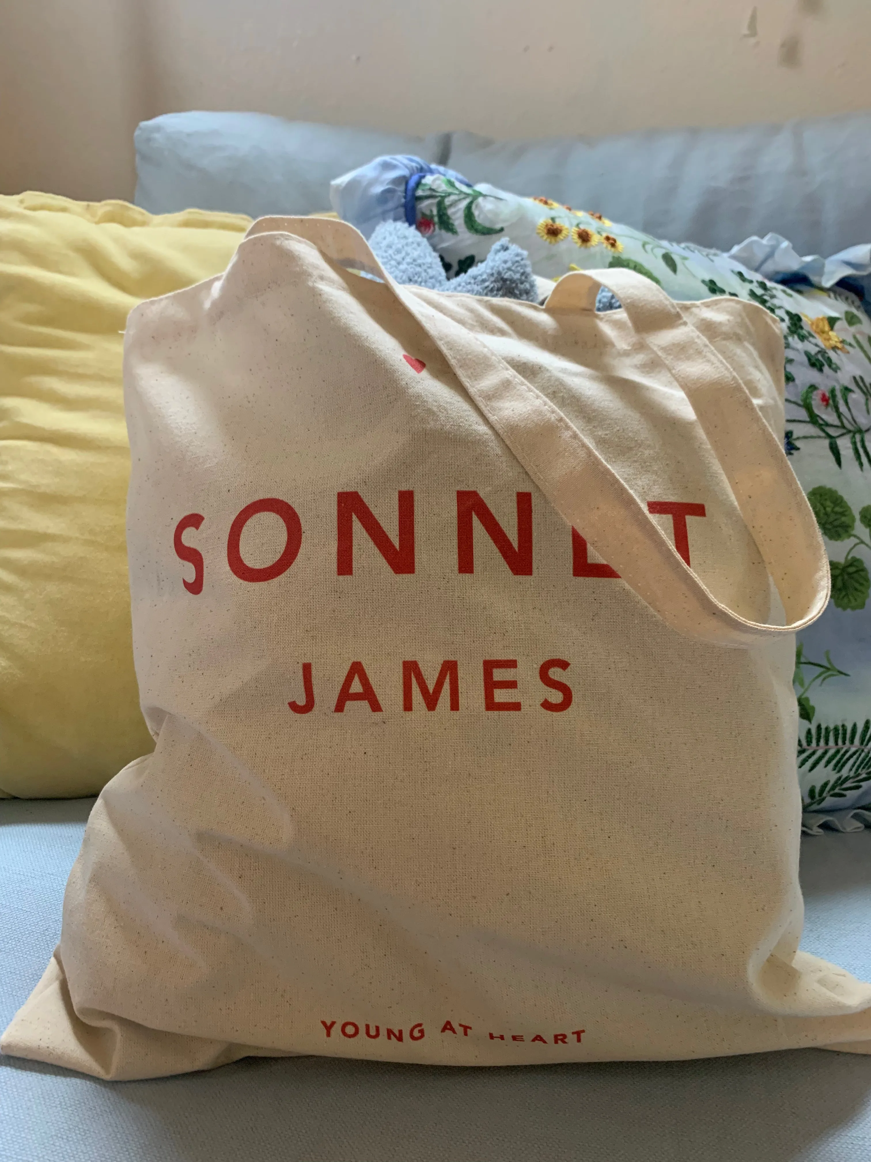 Sonnet James Tote Bag