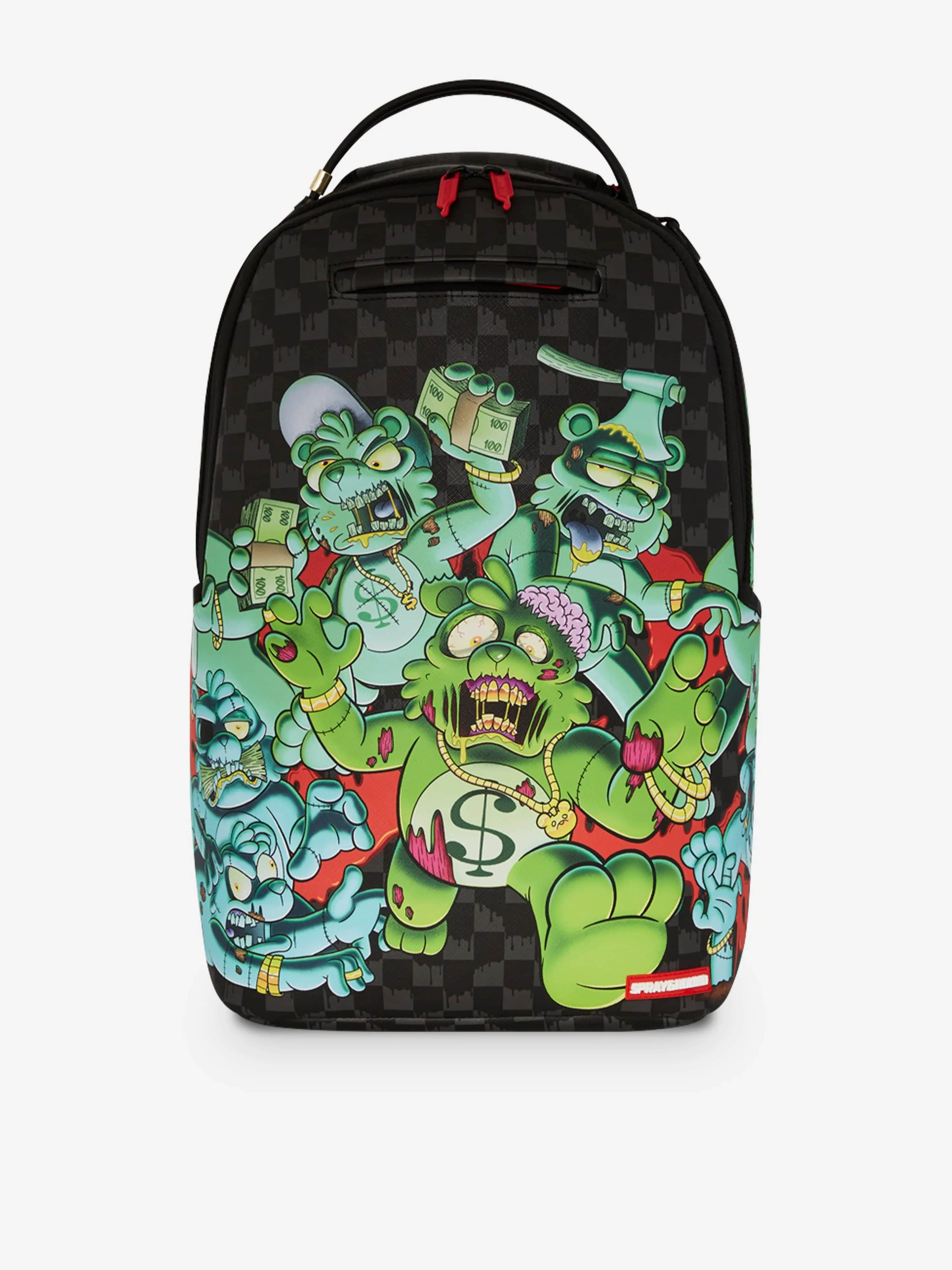 Sprayground Kids Zombie Bears DLXSV Backpack in Multicolour (45.72 cm)