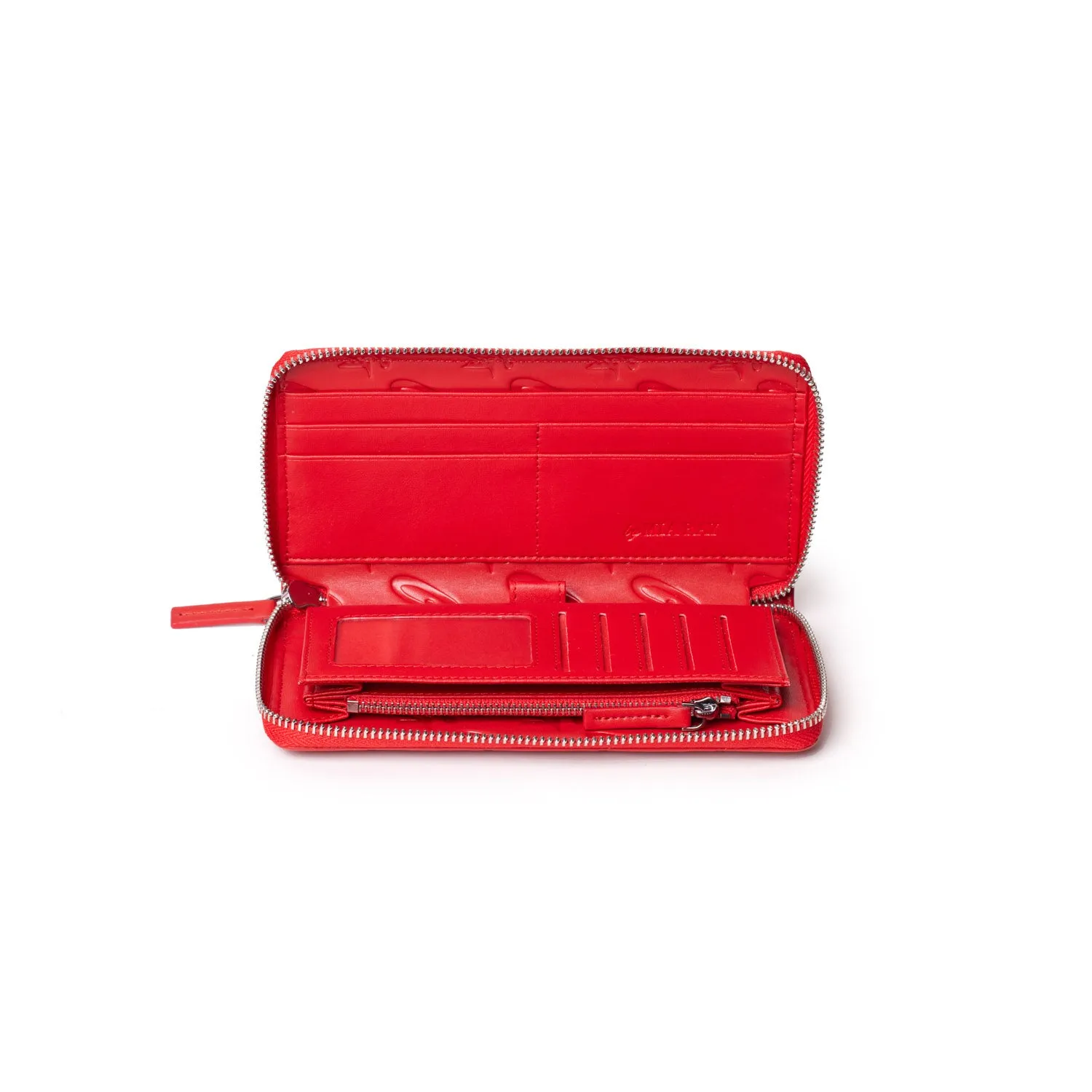 STANDARD MONOGRAM WALLET - RED