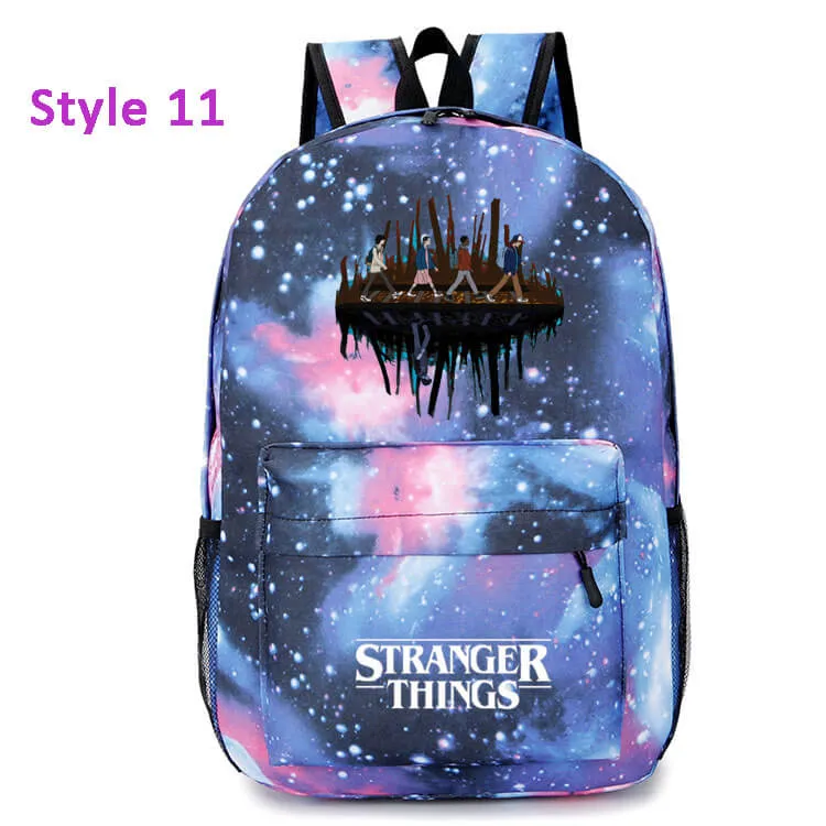 Stranger Things Backpack Bag Lightweight Travel Sports Bag For Kids Adults