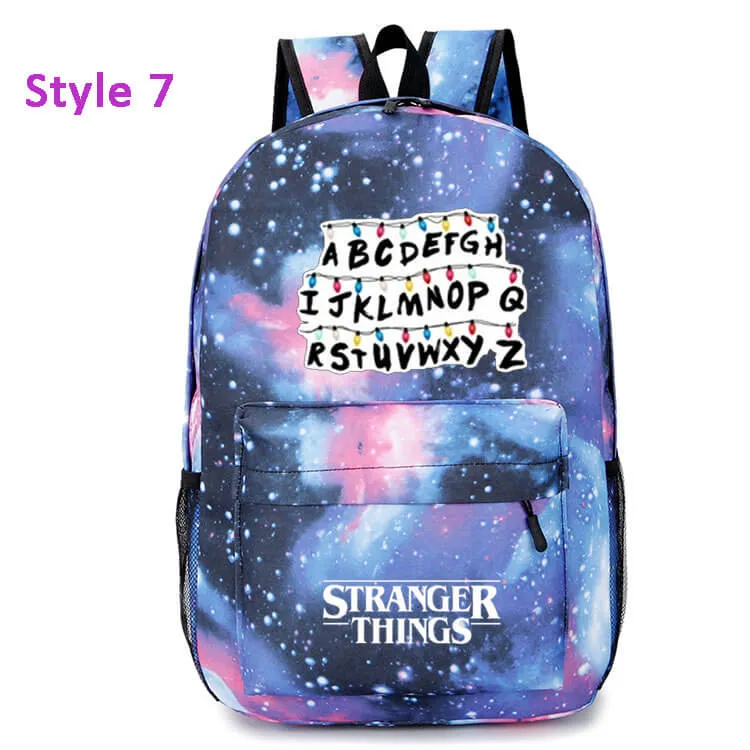 Stranger Things Backpack Bag Lightweight Travel Sports Bag For Kids Adults