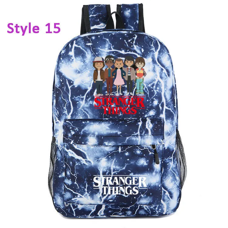 Stranger Things Backpack Bag Lightweight Travel Sports Bag For Kids Adults