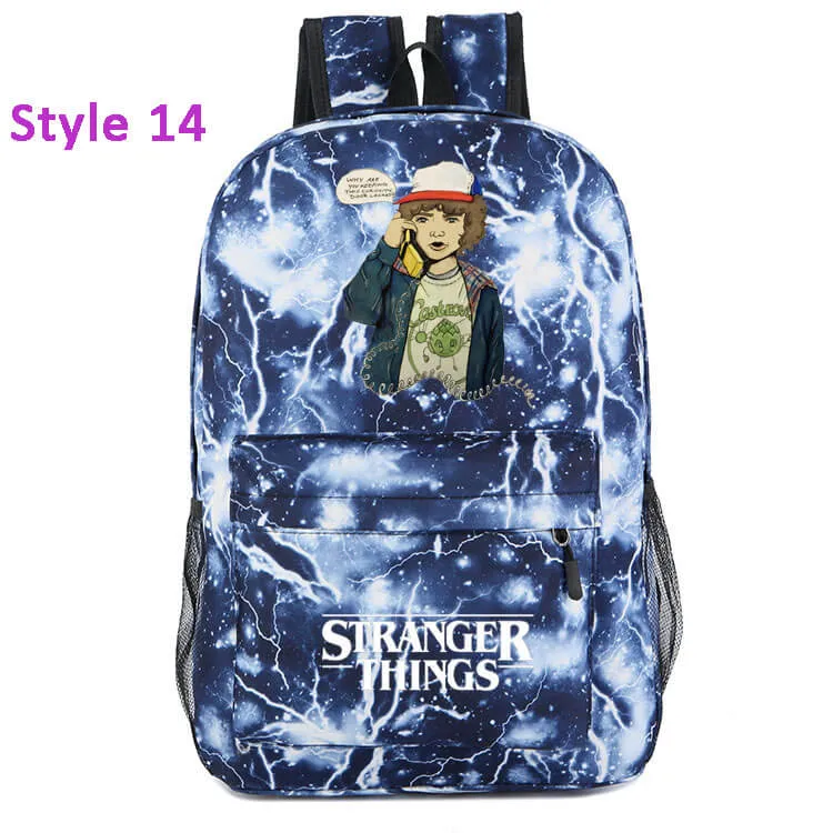 Stranger Things Backpack Bag Lightweight Travel Sports Bag For Kids Adults