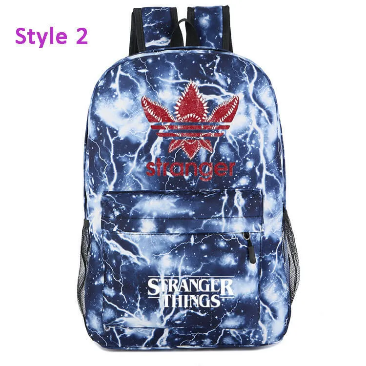 Stranger Things Backpack Bag Lightweight Travel Sports Bag For Kids Adults