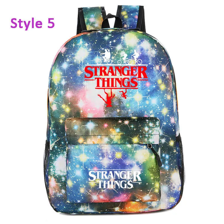 Stranger Things Backpack Bag Lightweight Travel Sports Bag For Kids Adults