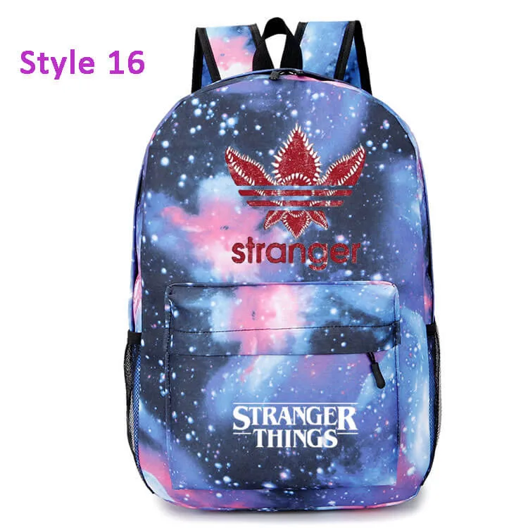 Stranger Things Backpack Bag Lightweight Travel Sports Bag For Kids Adults