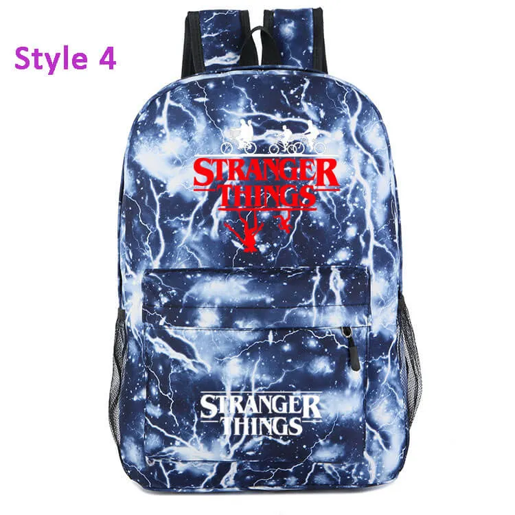 Stranger Things Backpack Bag Lightweight Travel Sports Bag For Kids Adults