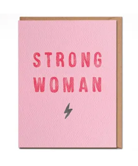 Strong Woman Bolt Card