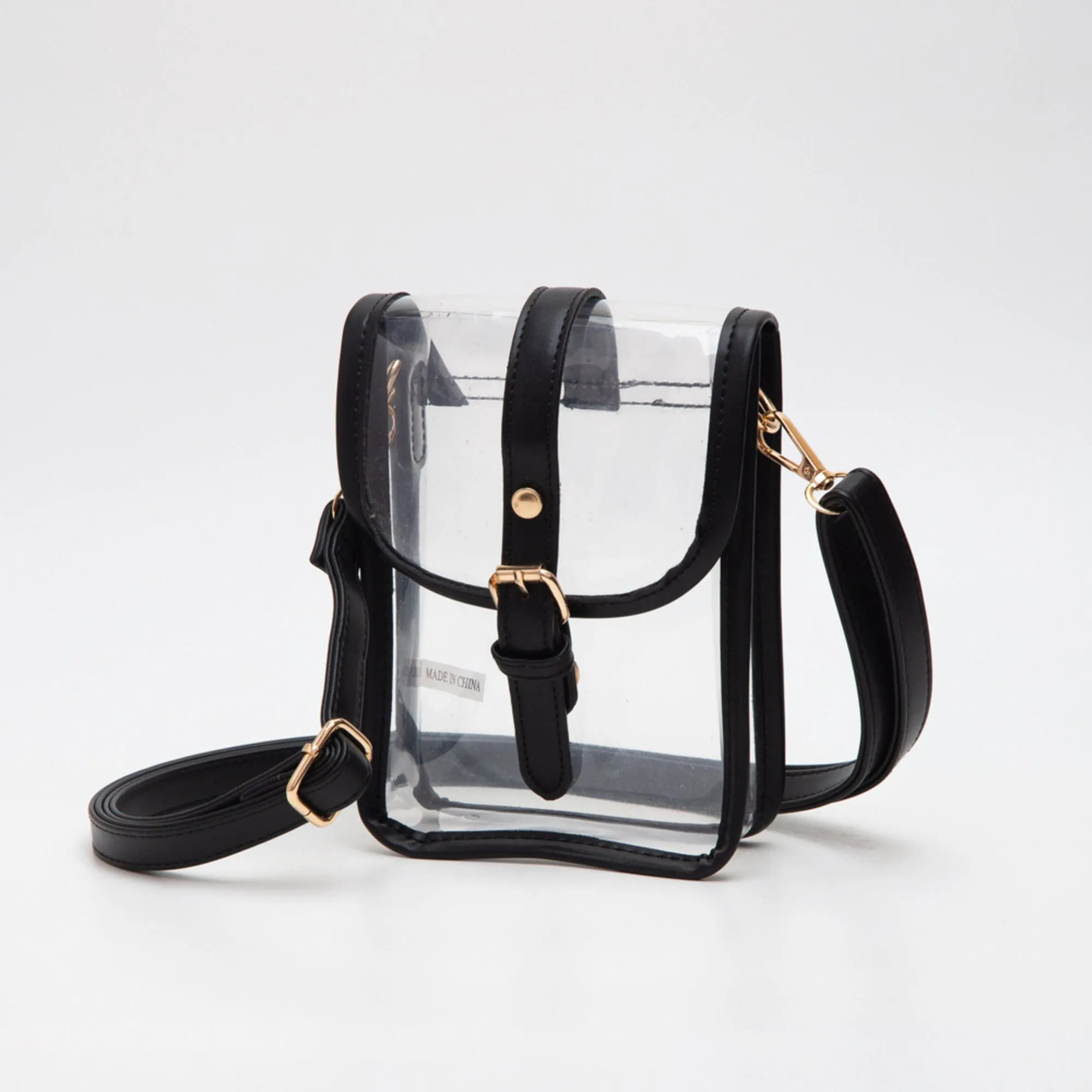 TG10608 Game Day Clear Buckle Strap Mini Crossbody Bag