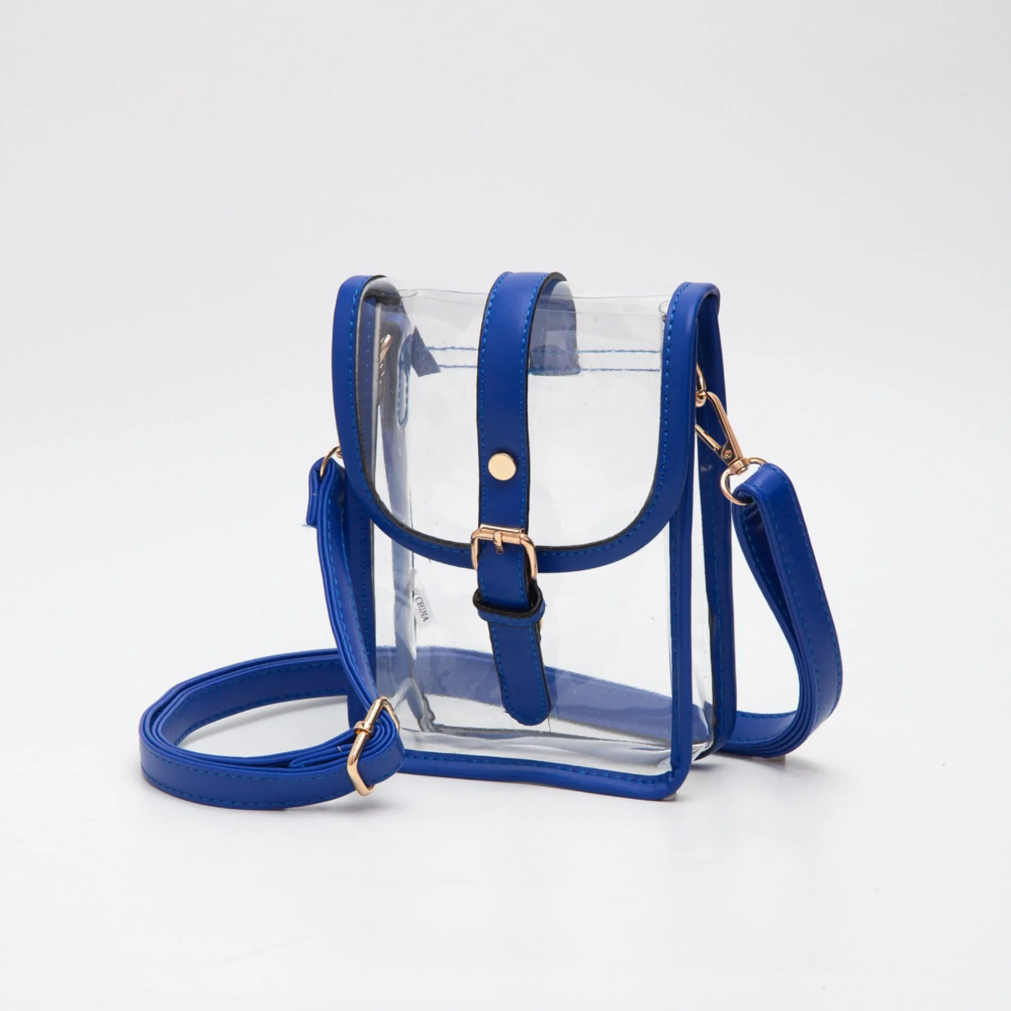 TG10608 Game Day Clear Buckle Strap Mini Crossbody Bag