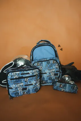 The Packmule Dandy Denim Backpack/Lunchbox/Pencil Pouch