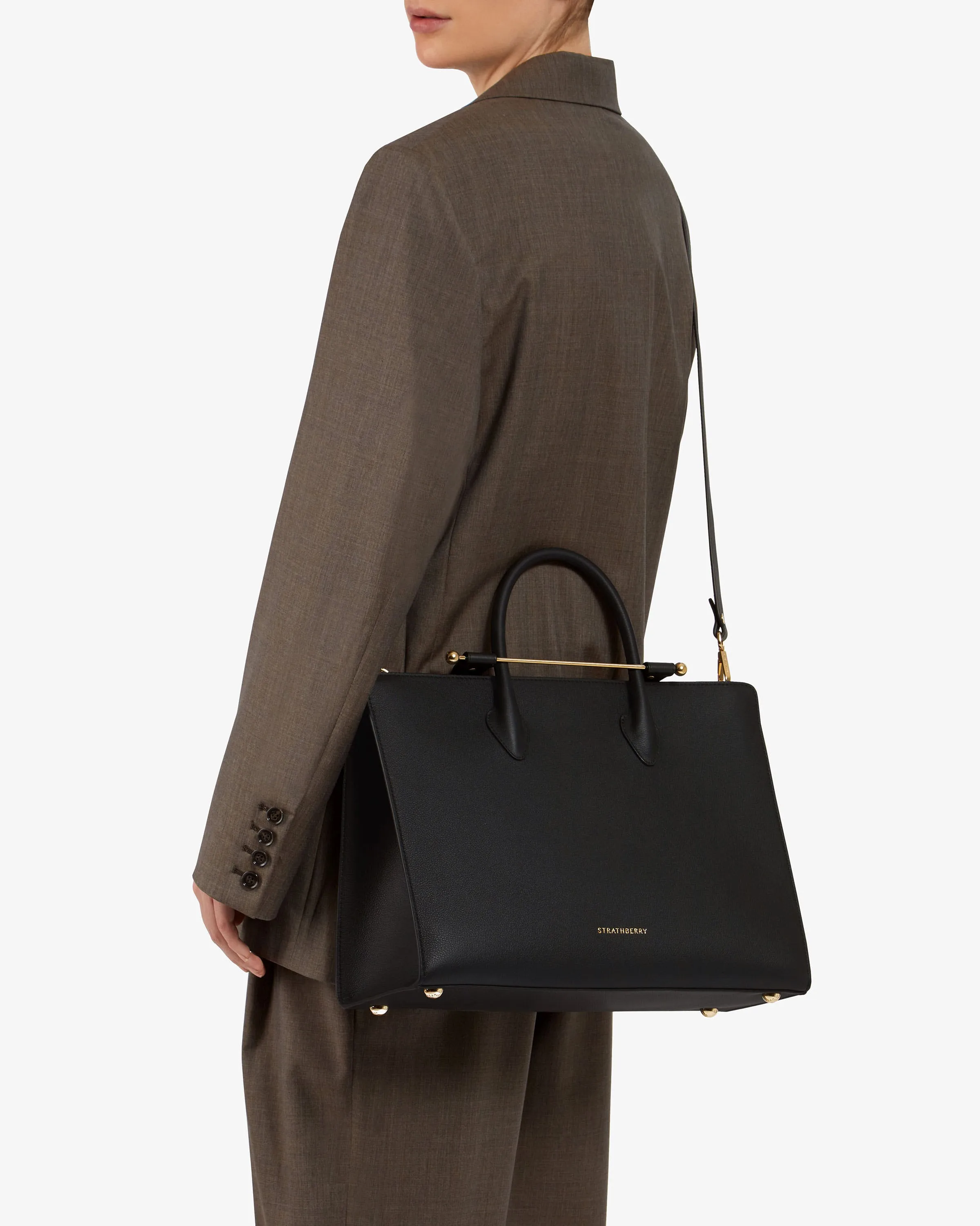 The Strathberry Tote - Black