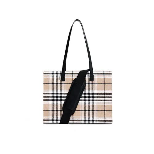 The Work Tote in Plaid