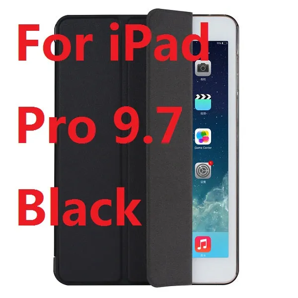 TPU Material Sleep Wake Up Support Design Holder Protective Cover Case for iPad Air 1 Air 2 Pro 9.7