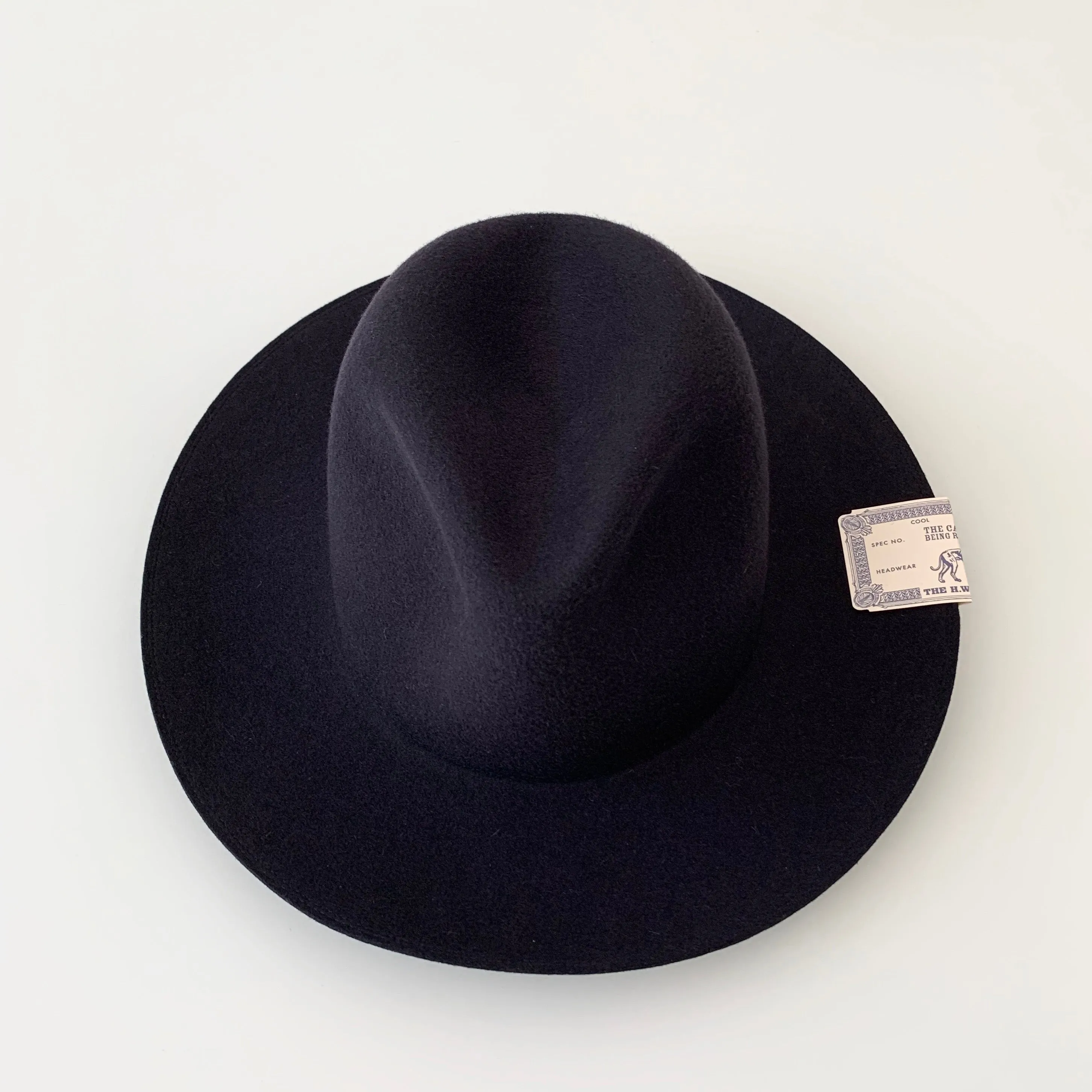 Travelers Hat in Navy Merino Wool Felt