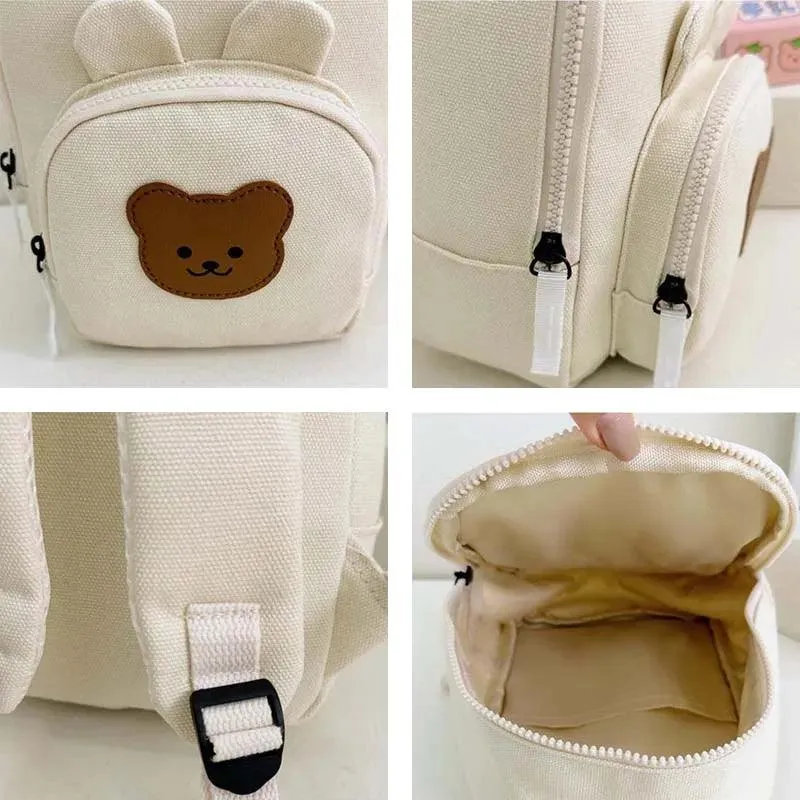 TSB79 Cool Backpacks For Children's Girls and Boys - Cartoon Bear Bunny Pattern