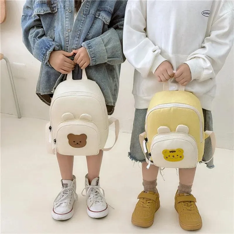 TSB79 Cool Backpacks For Children's Girls and Boys - Cartoon Bear Bunny Pattern