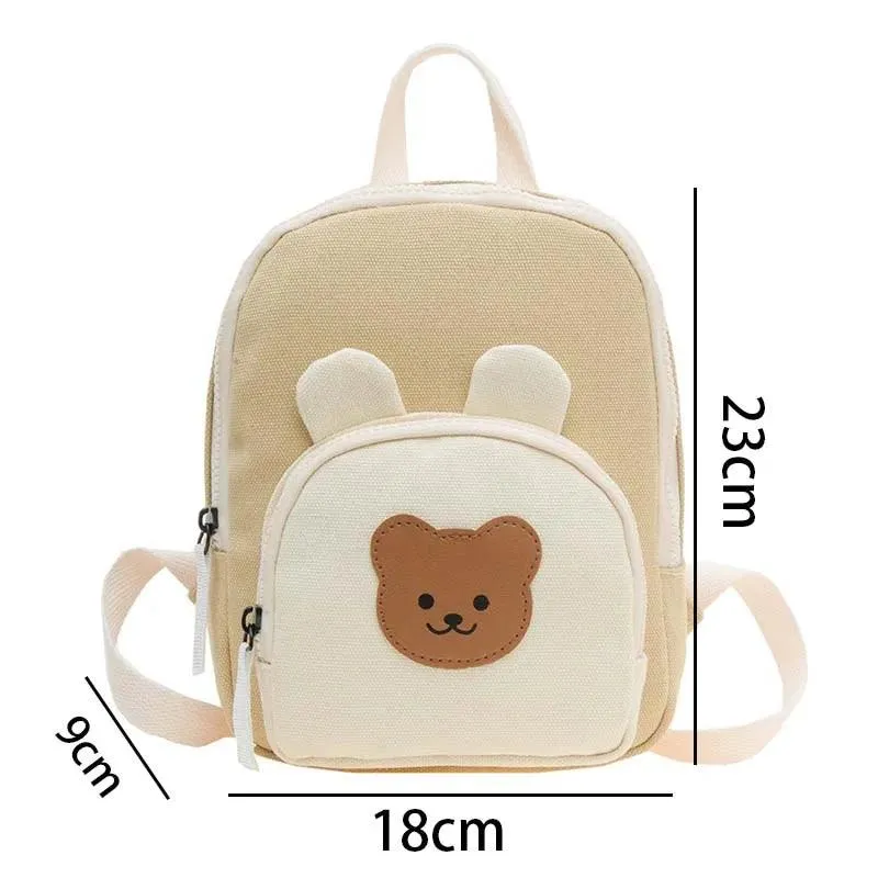 TSB79 Cool Backpacks For Children's Girls and Boys - Cartoon Bear Bunny Pattern