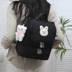 TSB85 Cool Backpacks For Children's Girls - Diaper Bags - Bunny Pattern