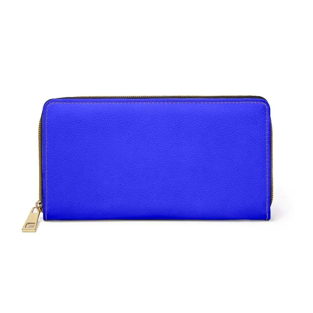 Uniquely You Womens Wallet - Zip Purse / Royal Blue Purse